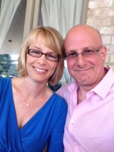 Nancy Noble with her husband, Mark. Nancy had a kidney transplant April 2, 2014.